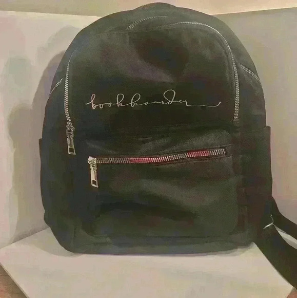 Booklover small backpack with 3 zip pockets and adjustable straps - Picture 1 of 10